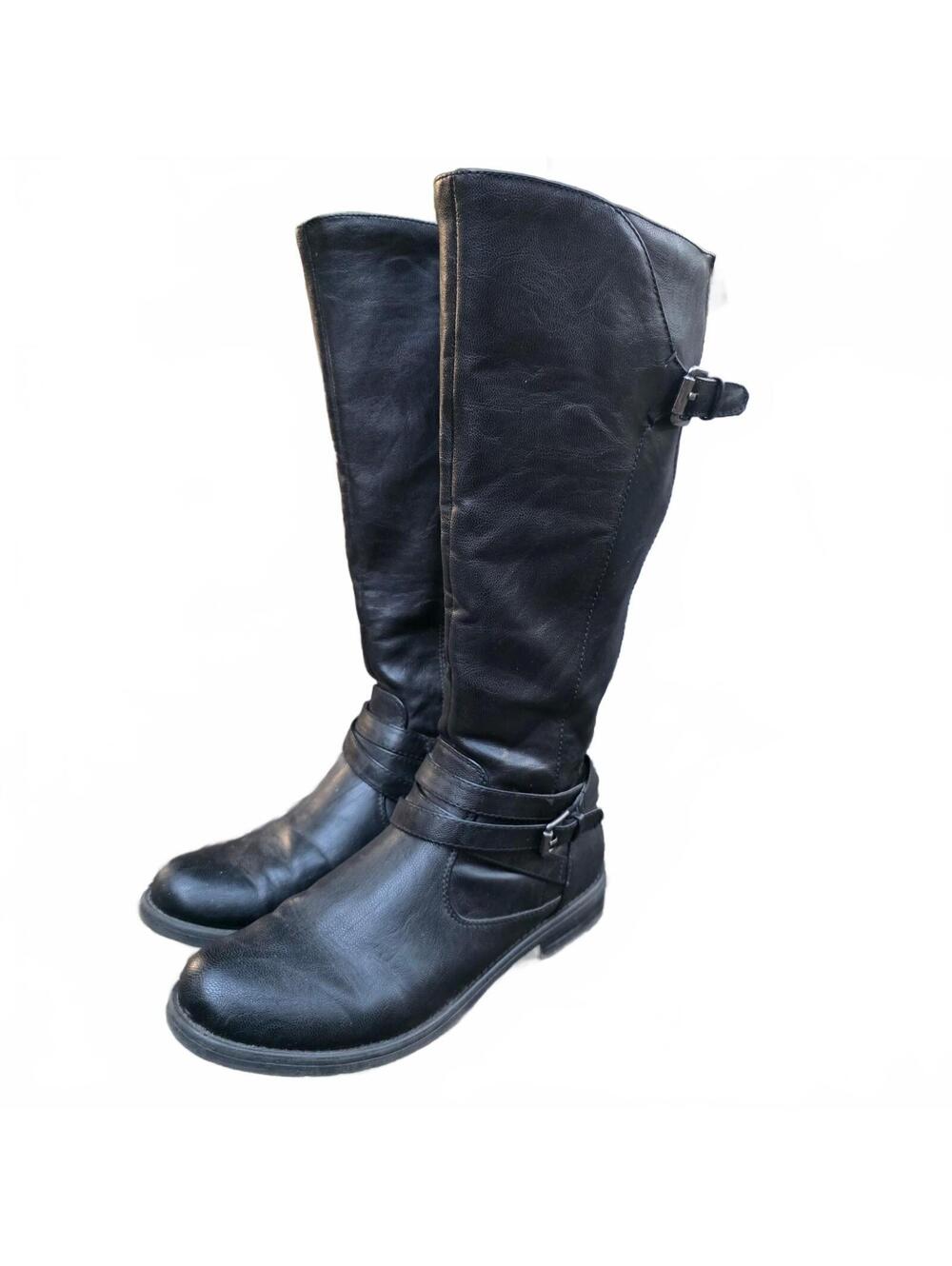 Wmn's 6.5 Baretaps Women's Black Tall Riding Boots